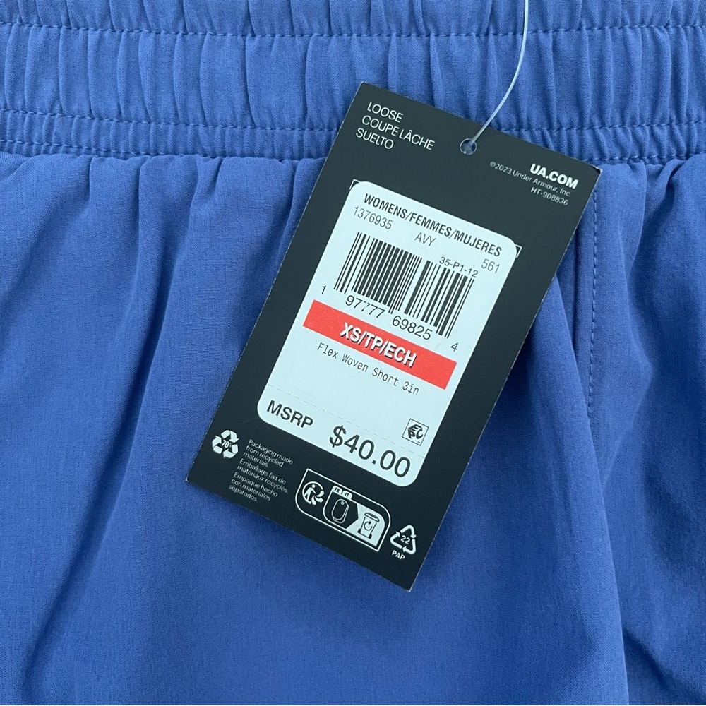 Under Armour Women's Blue Shorts - Picture 3 of 3
